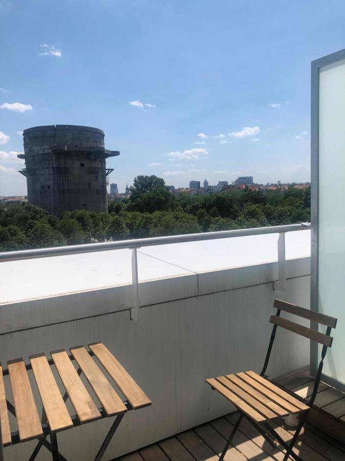 Augartenblick Penthaus 14 - Blick Zum Riesenrad Wina Bagian luar foto