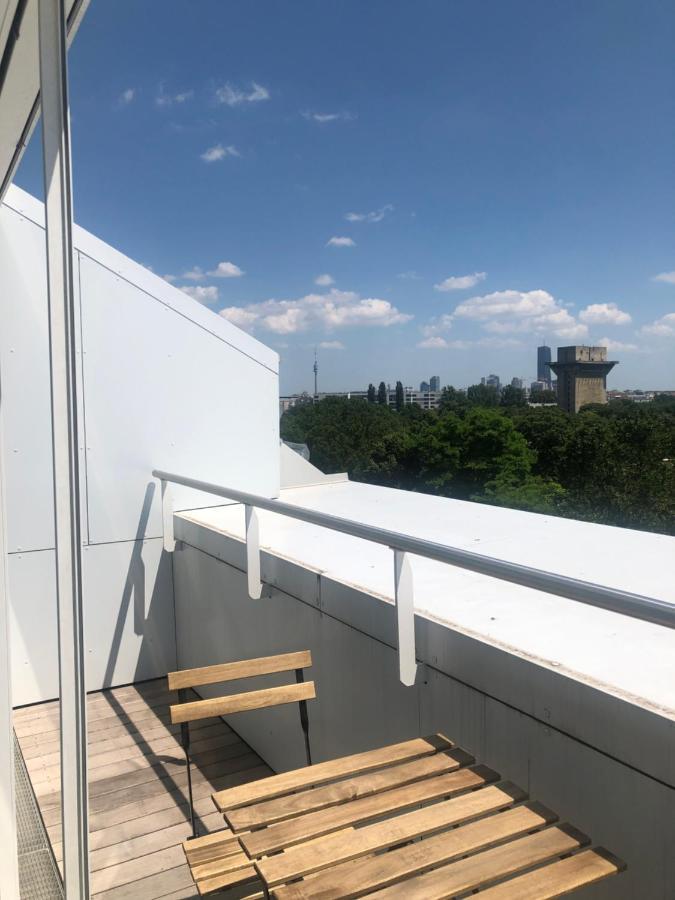 Augartenblick Penthaus 14 - Blick Zum Riesenrad Wina Bagian luar foto
